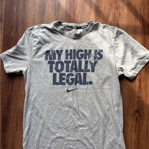 Nike Dri-FIT Heather Gray Tee